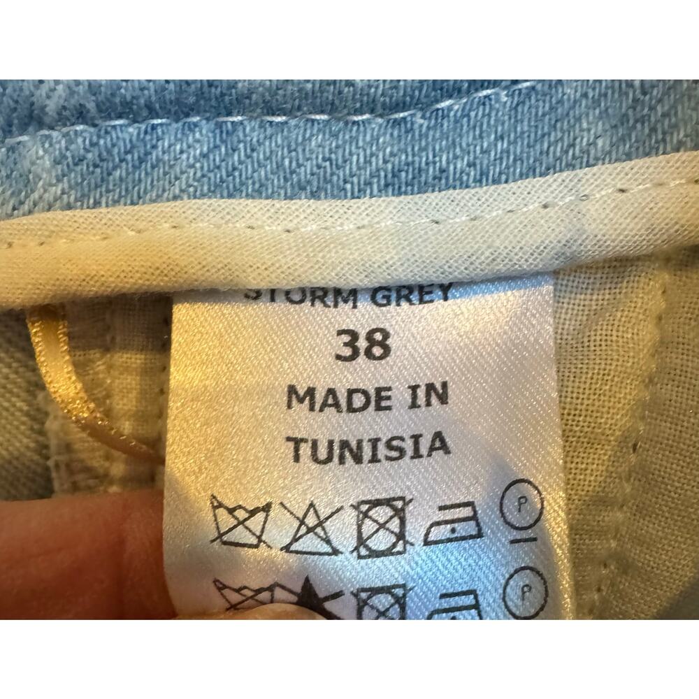 Chloé Storm Grey Wide Leg barrel Jeans - Size US 6 / FR 38 - Picture 3 of 7